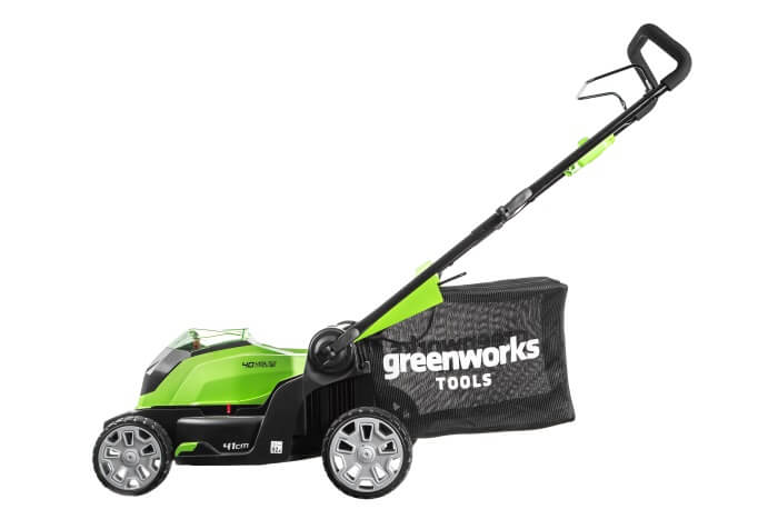 Газонокосилка аккумуляторная GREENWORKS G40LM41K4 (2504707VB)