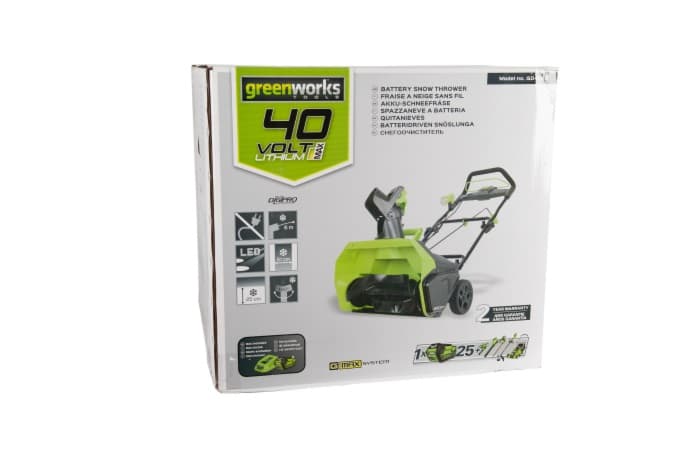 Снегоуборщик аккумуляторный GREENWORKS GD40STK5 (2600007UG)