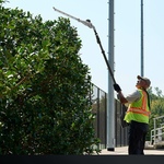 Кусторез садовый аккумуляторный штанговый GREENWORKS PH662T (2301607) [82В, без АКБ и ЗУ]