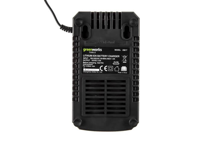 Зарядное устройство для аккумуляторов GREENWORKS G24C для Li-ion 24V (2903607)