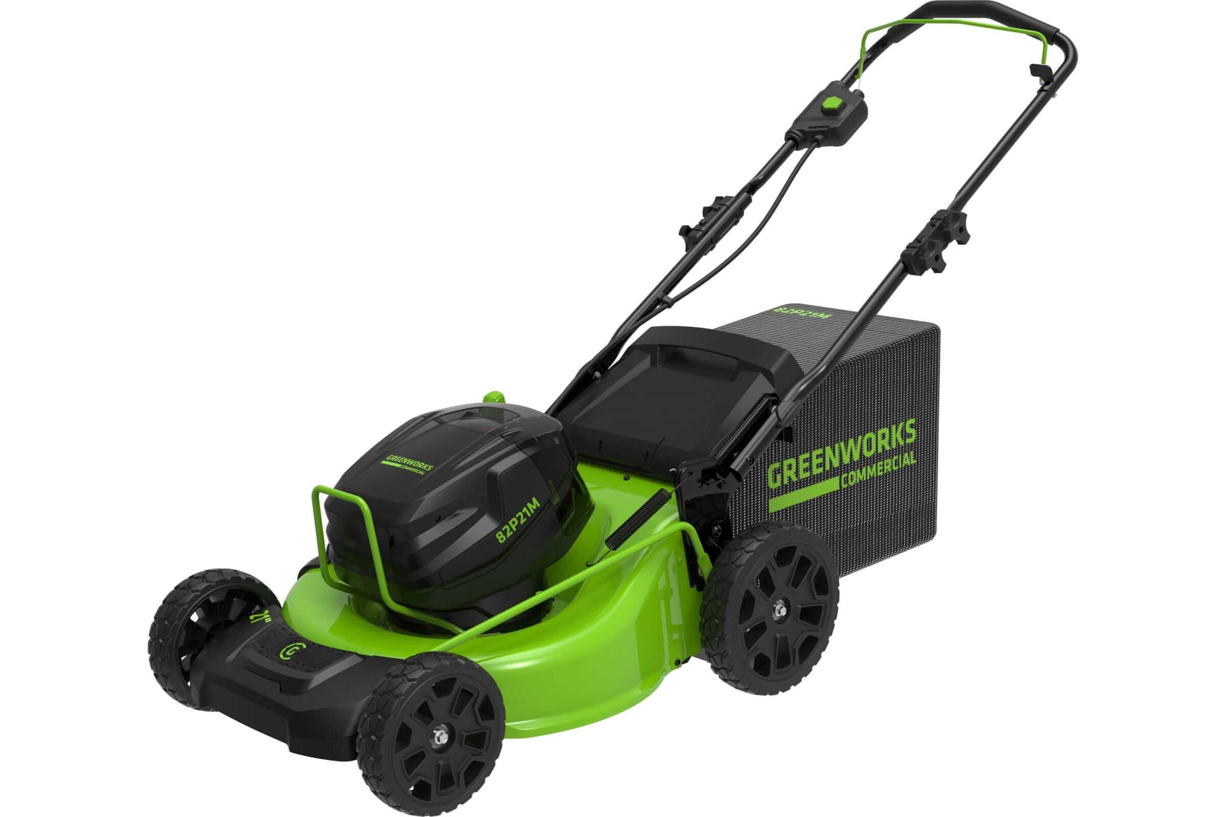 Газонокосилка аккумуляторная GREENWORKS GC82LM51SP2K2 (2515907UB)