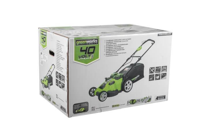 Газонокосилка аккумуляторная GREENWORKS G40LM49DBK4 TwinForce (2500207VB)