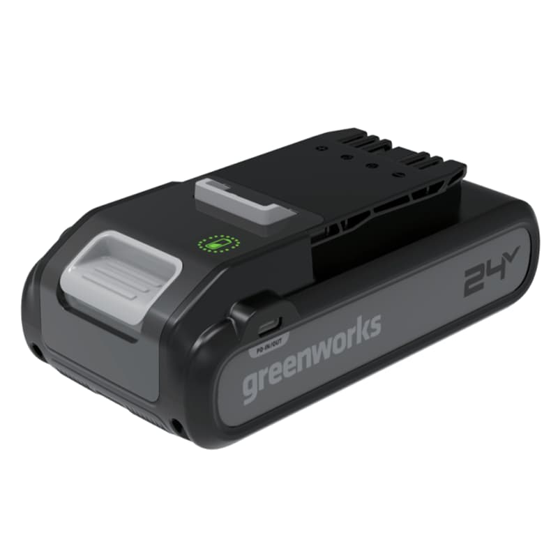 Аккумулятор GREENWORKS 24.0V 4.0Ah Li-Ion с двумя USB-C разъемами (2940407)