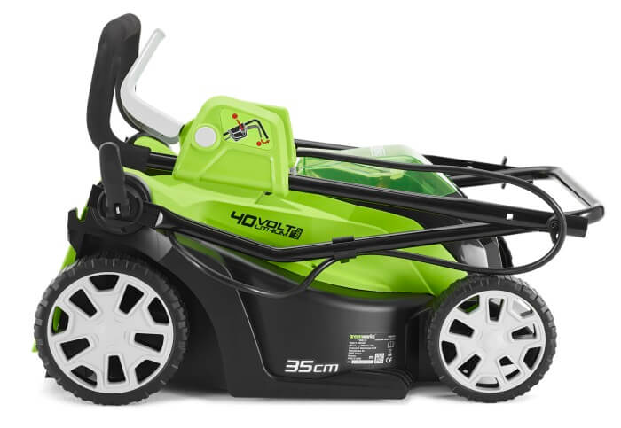 Газонокосилка аккумуляторная GREENWORKS G40LM35K2 (2501907UA)