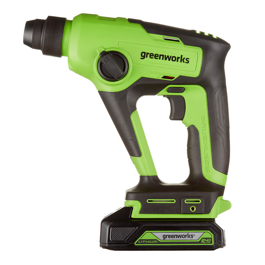 Перфоратор аккумуляторный GREENWORKS GD24SDS1 (3803107UA)